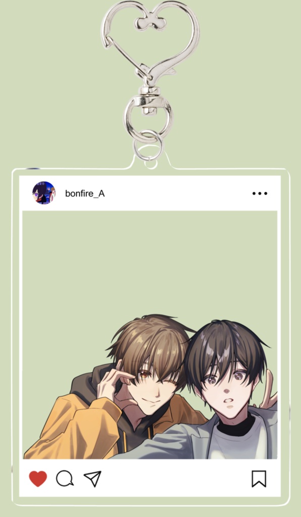 自陣インスタ風アクキー