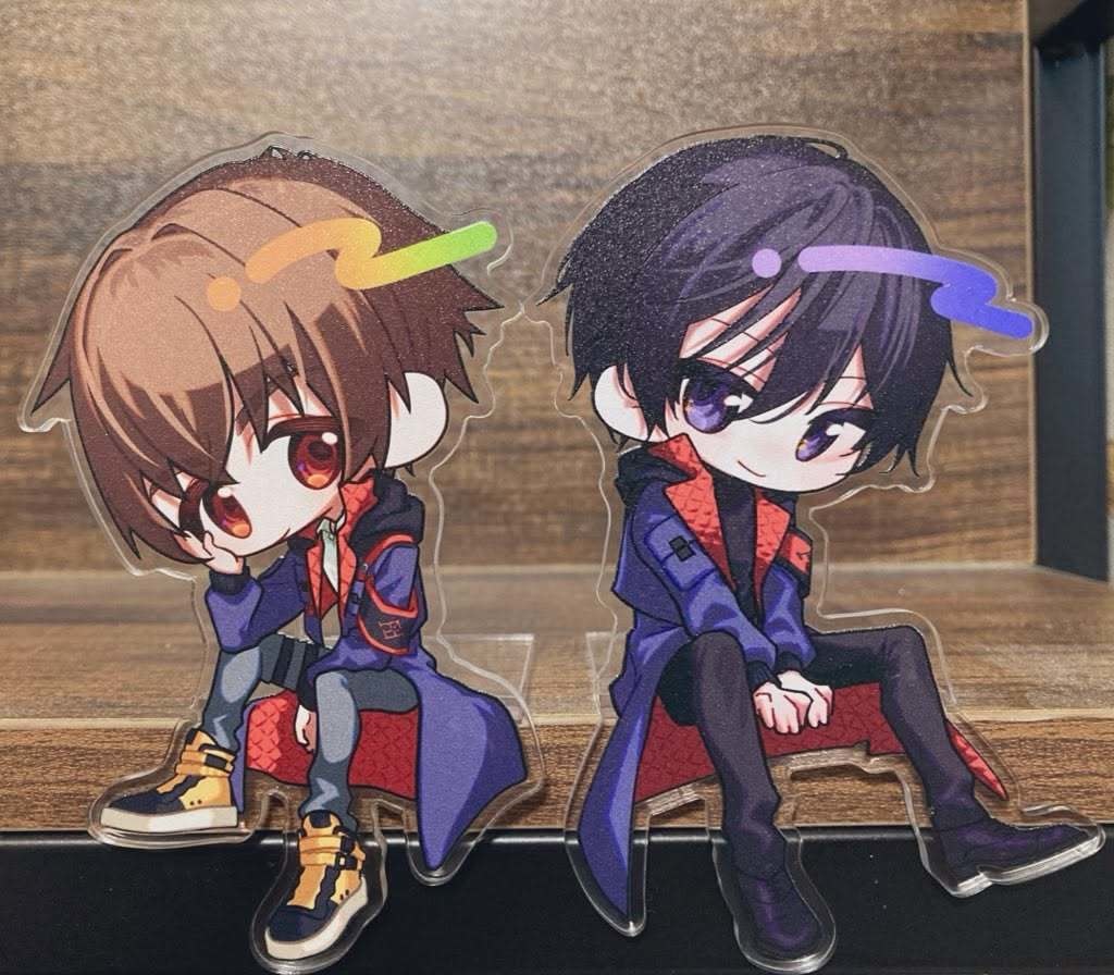 自陣バディおすわりアクスタ