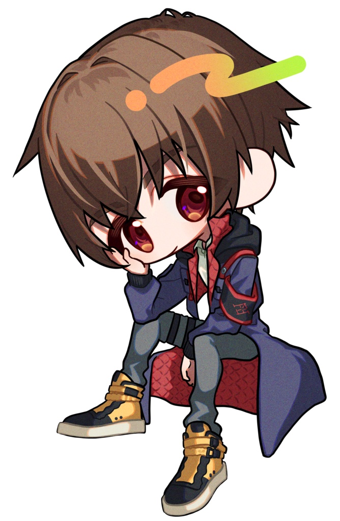 自陣バディおすわりアクスタ