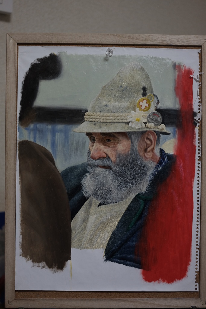 油彩肖像画(オーダー品)※商品紹介文をよくご確認下さい。