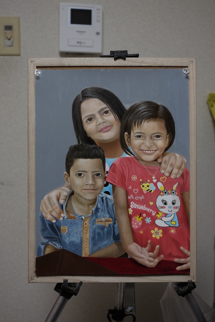 油彩肖像画(オーダー品)※商品紹介文をよくご確認下さい。