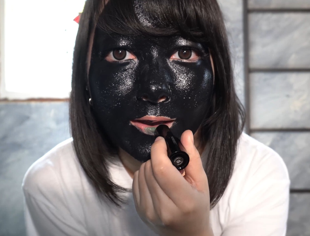 れんさんの泥棒ひげ・黒塗り撮影-クマ出没前…-【静止画+メイキング動画】