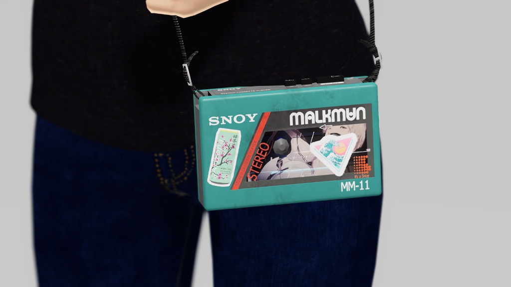 【VRChat】MM-11 Walkman - Stereo Cassette Player / M-11ウォークマン - ステレオ・カセット・プレーヤー