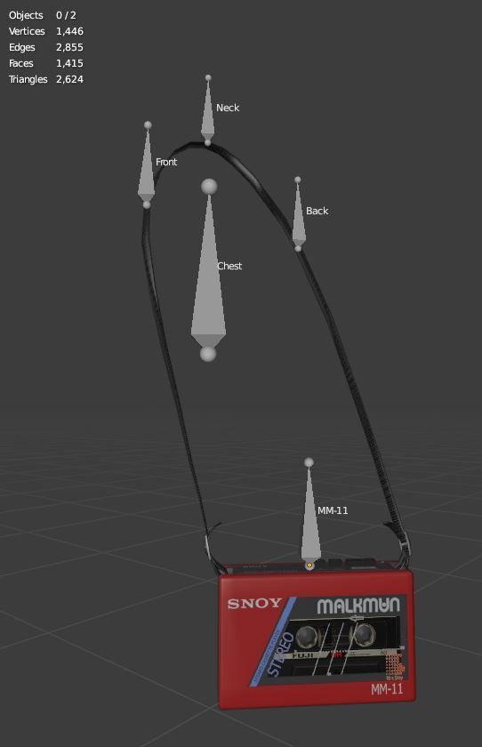 【VRChat】MM-11 Walkman - Stereo Cassette Player / M-11ウォークマン - ステレオ・カセット・プレーヤー
