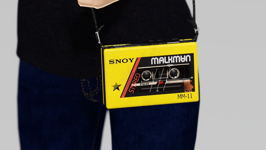 【VRChat】MM-11 Walkman - Stereo Cassette Player / M-11ウォークマン - ステレオ・カセット・プレーヤー