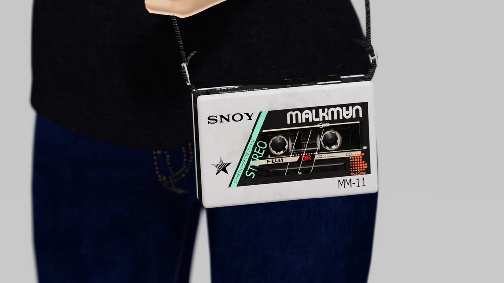 【VRChat】MM-11 Walkman - Stereo Cassette Player / M-11ウォークマン - ステレオ・カセット・プレーヤー
