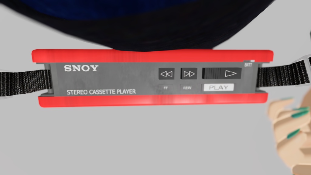 【VRChat】MM-11 Walkman - Stereo Cassette Player / M-11ウォークマン - ステレオ・カセット・プレーヤー