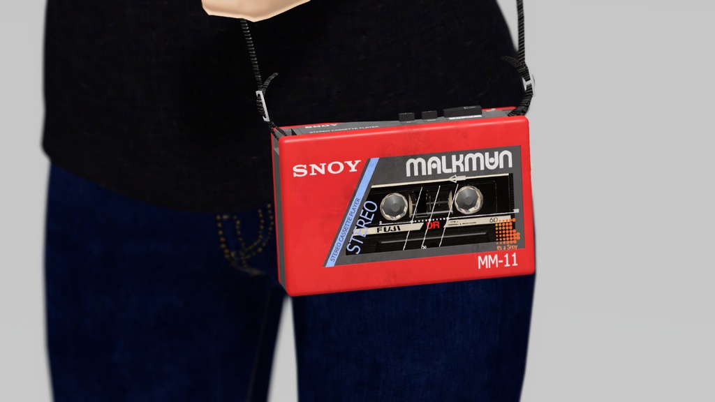 【VRChat】MM-11 Walkman - Stereo Cassette Player / M-11ウォークマン - ステレオ・カセット・プレーヤー
