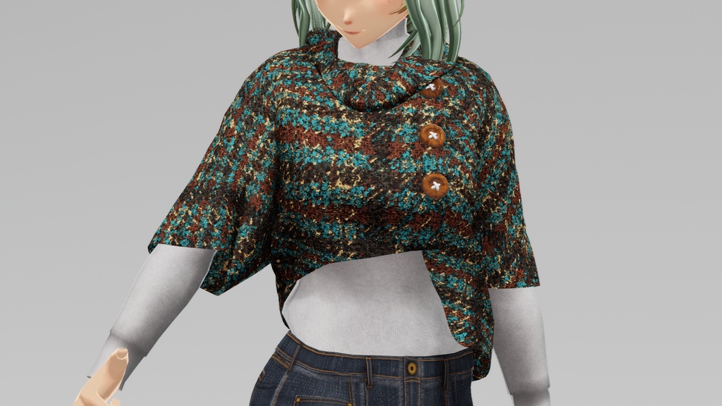 【Vroid】【VRChat】 Boucle Fall Sweater and Mug 秋のセーターとマグカップ