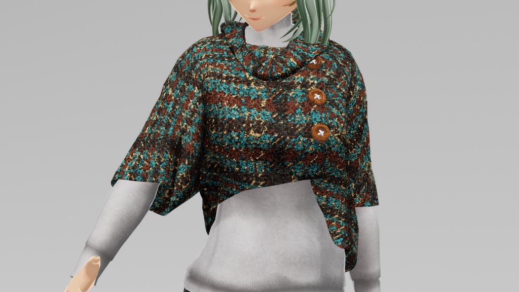 【Vroid】【VRChat】 Boucle Fall Sweater and Mug 秋のセーターとマグカップ