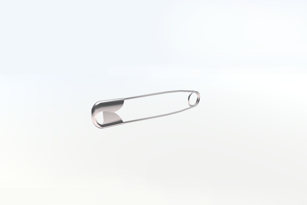 【無料】安全ピン / Safety Pin【VRChat想定】