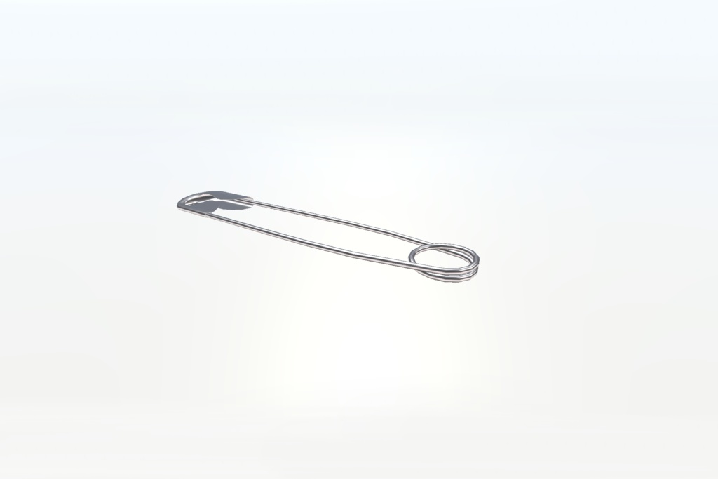 【無料】安全ピン / Safety Pin【VRChat想定】