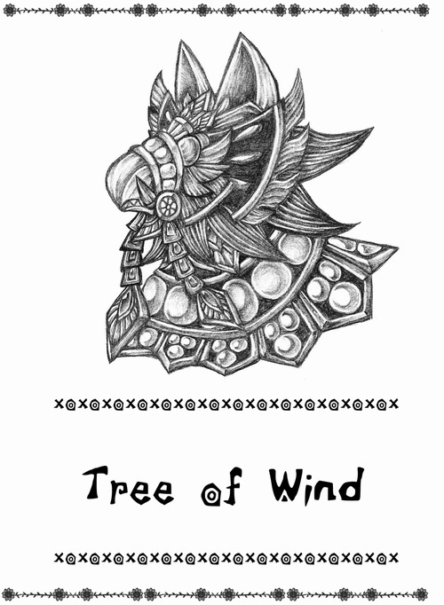 【DL版】線画ミニ本「Tree of Wind」