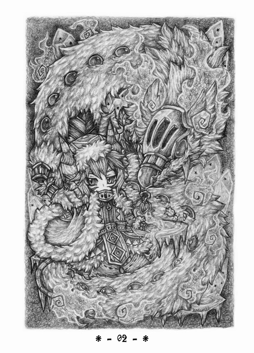 【DL版】線画ミニ本「Tree of Wind2」