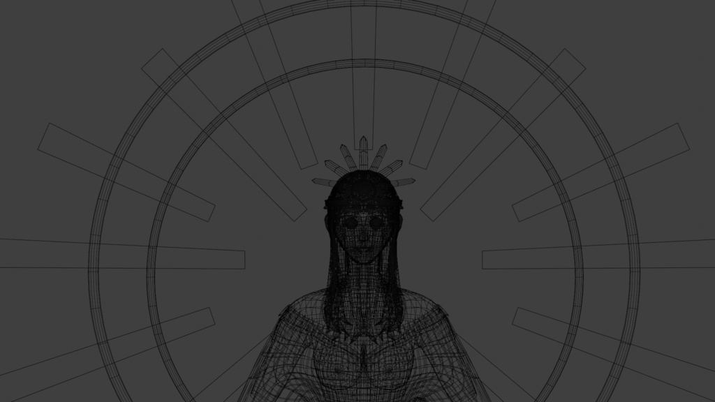 RiggedFemale(Blender)