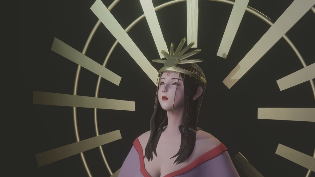 RiggedFemale(Blender)