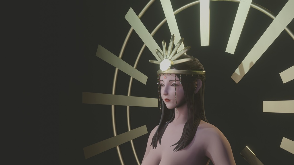 RiggedFemale(Blender)