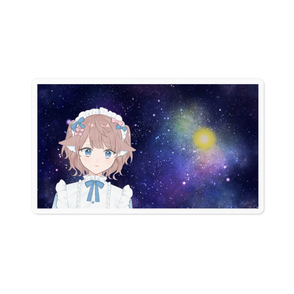 うちゅうにゃんこステッカー