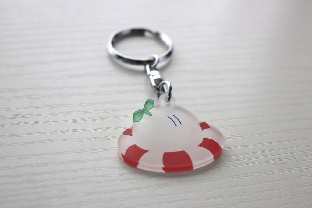 アクリルキーホルダー：しろいの
