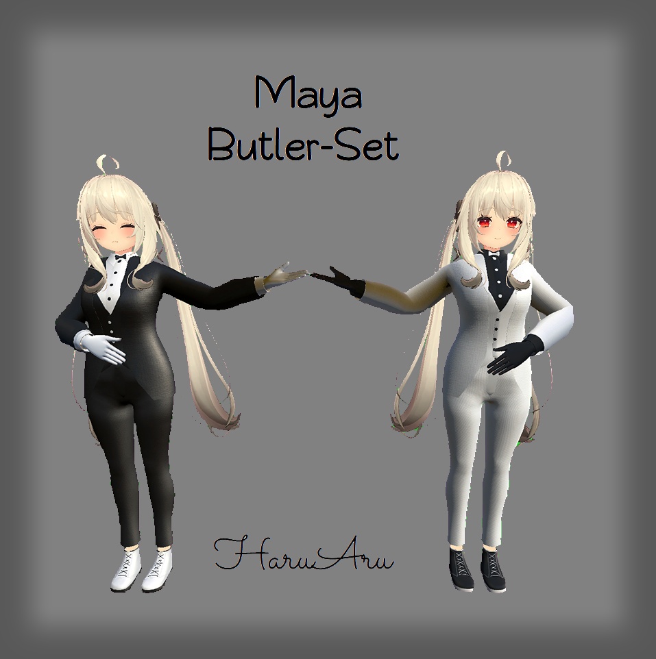 Maya[舞夜]専用 執事セット。 Butler set.