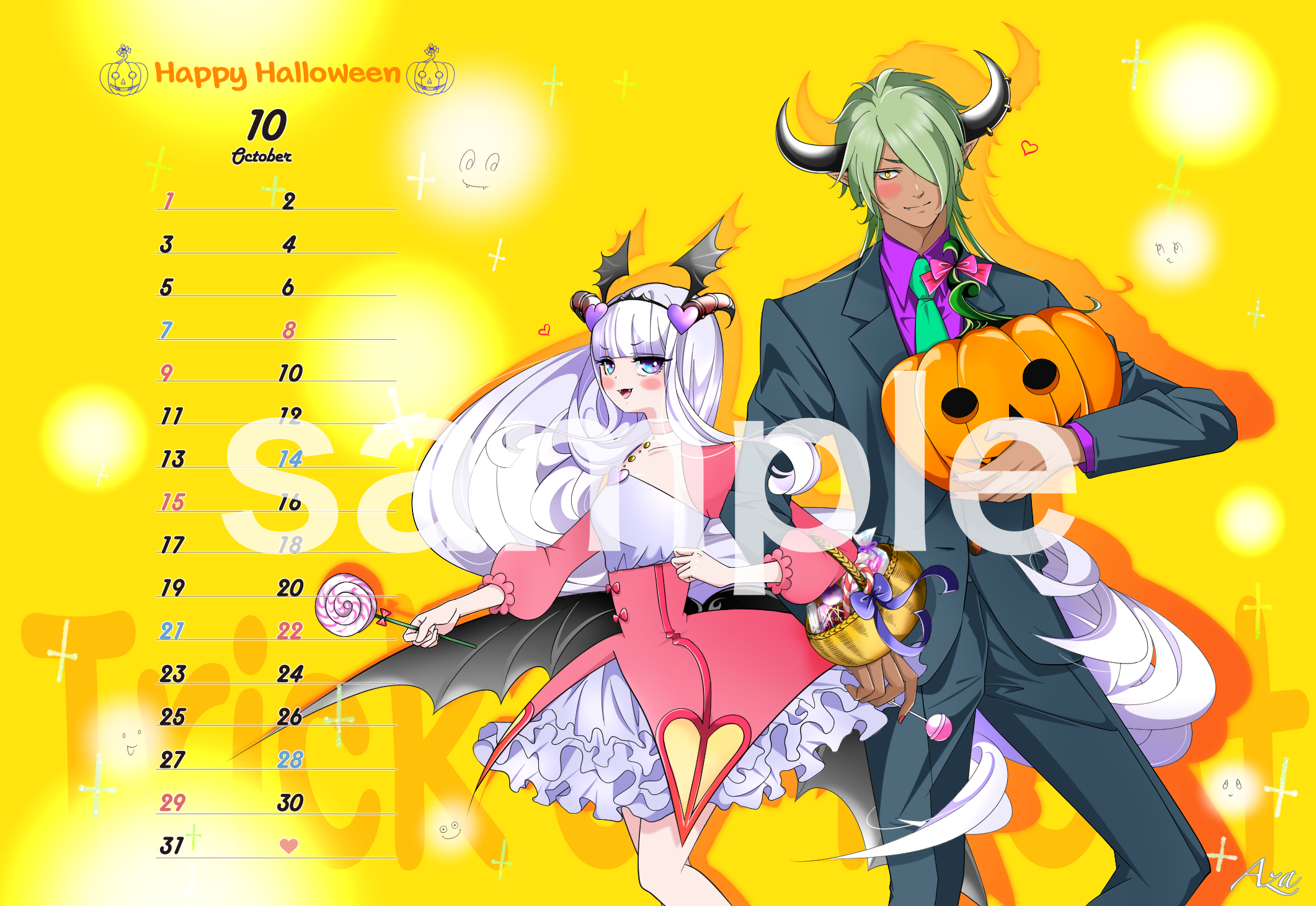 Azasin 2023年タソスヤカレンダー - azasan - BOOTH