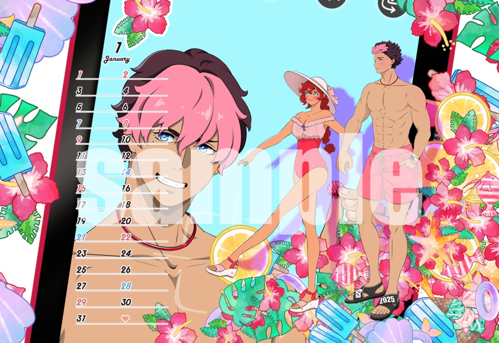 2025年グエスレカレンダー