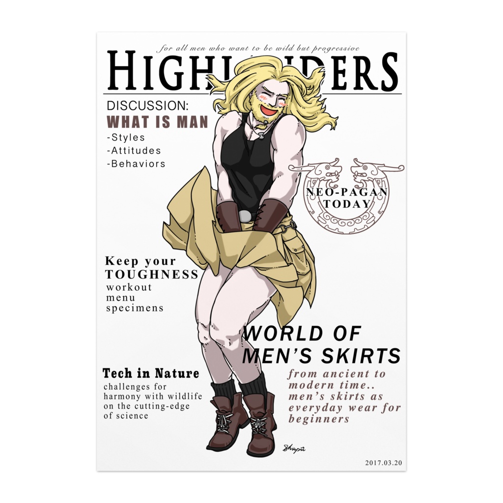 HIGHLANDERS MAGAZINE ポスター