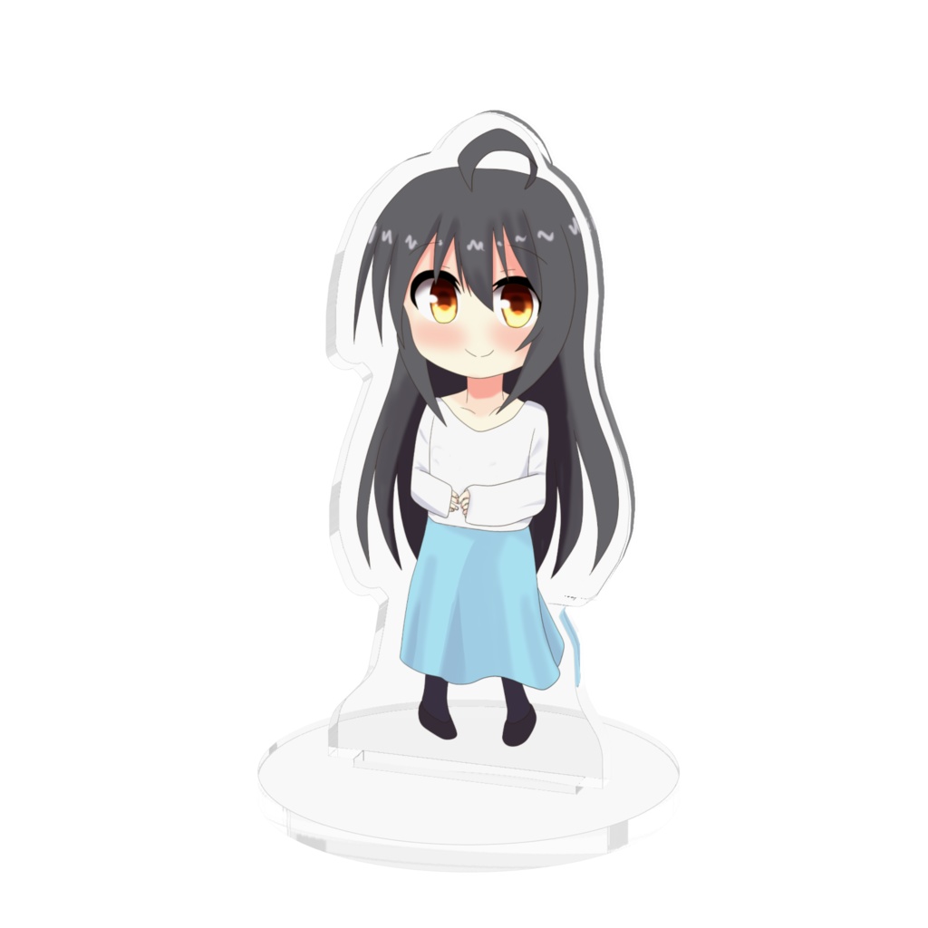 三日月アクリルフィギュア