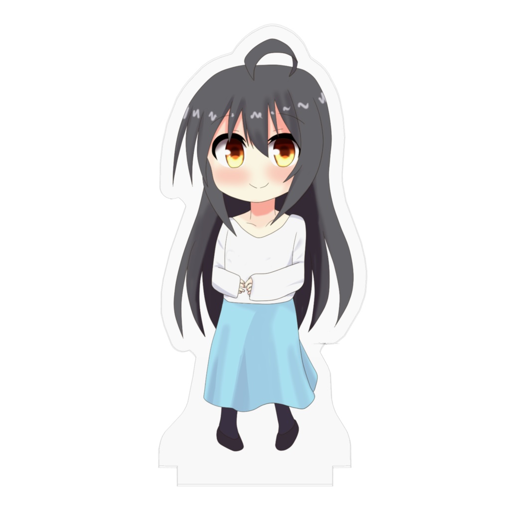 三日月アクリルフィギュア