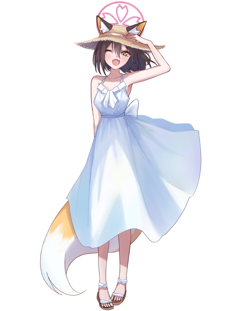 イズナ（白ワンピース）アクリルスタンド