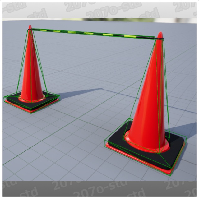 【UE5向け/無料版アリ】三角コーン