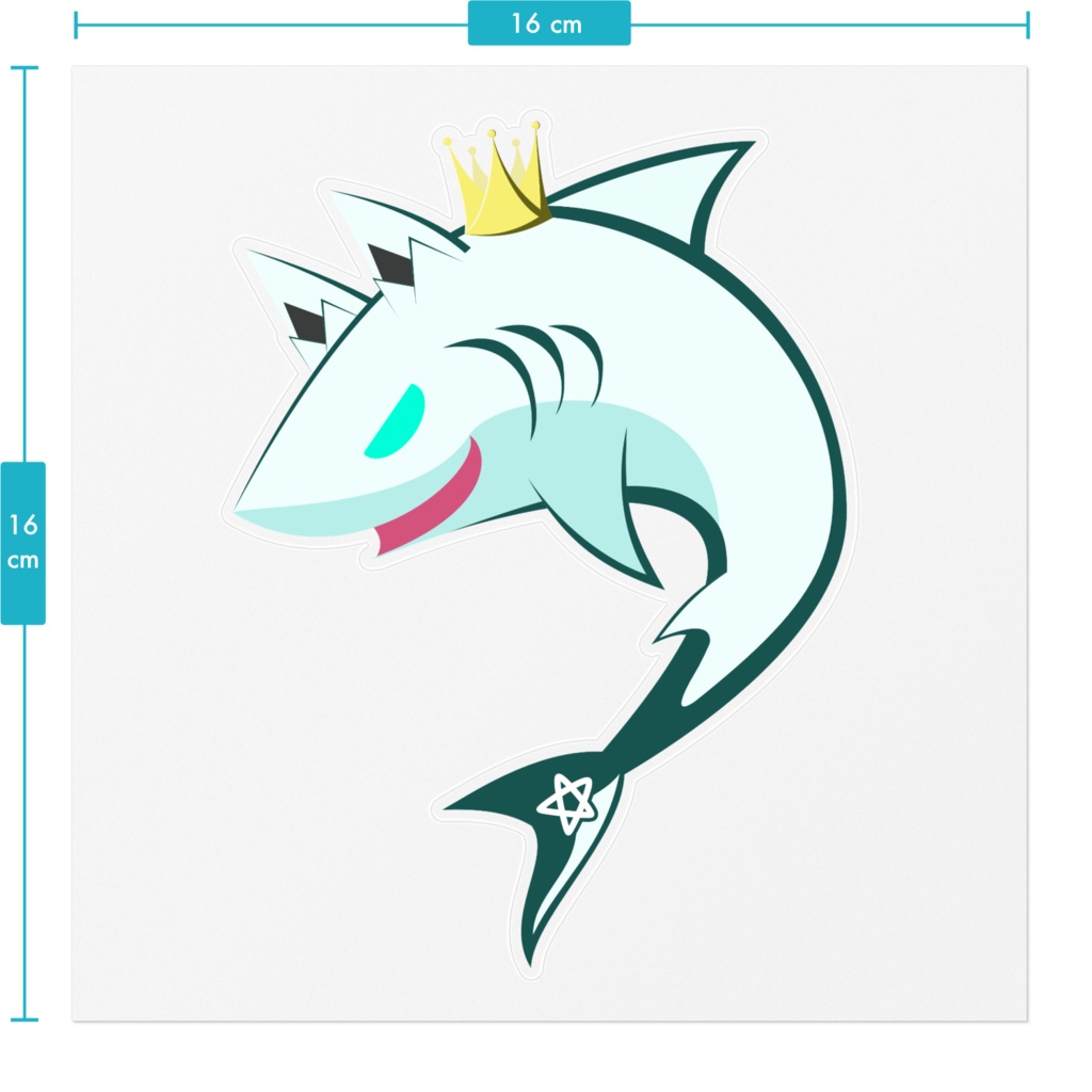 【非公式】白鮫フブキ ステッカー