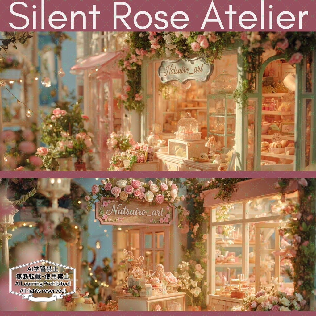 Silent Rose Atelier 静かなローズ・アトリエ(AI Art / Natsuiro-Collection Plus)