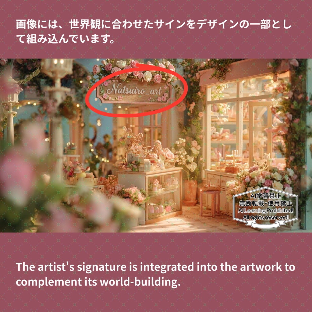 Silent Rose Atelier 静かなローズ・アトリエ(AI Art / Natsuiro-Collection Plus)