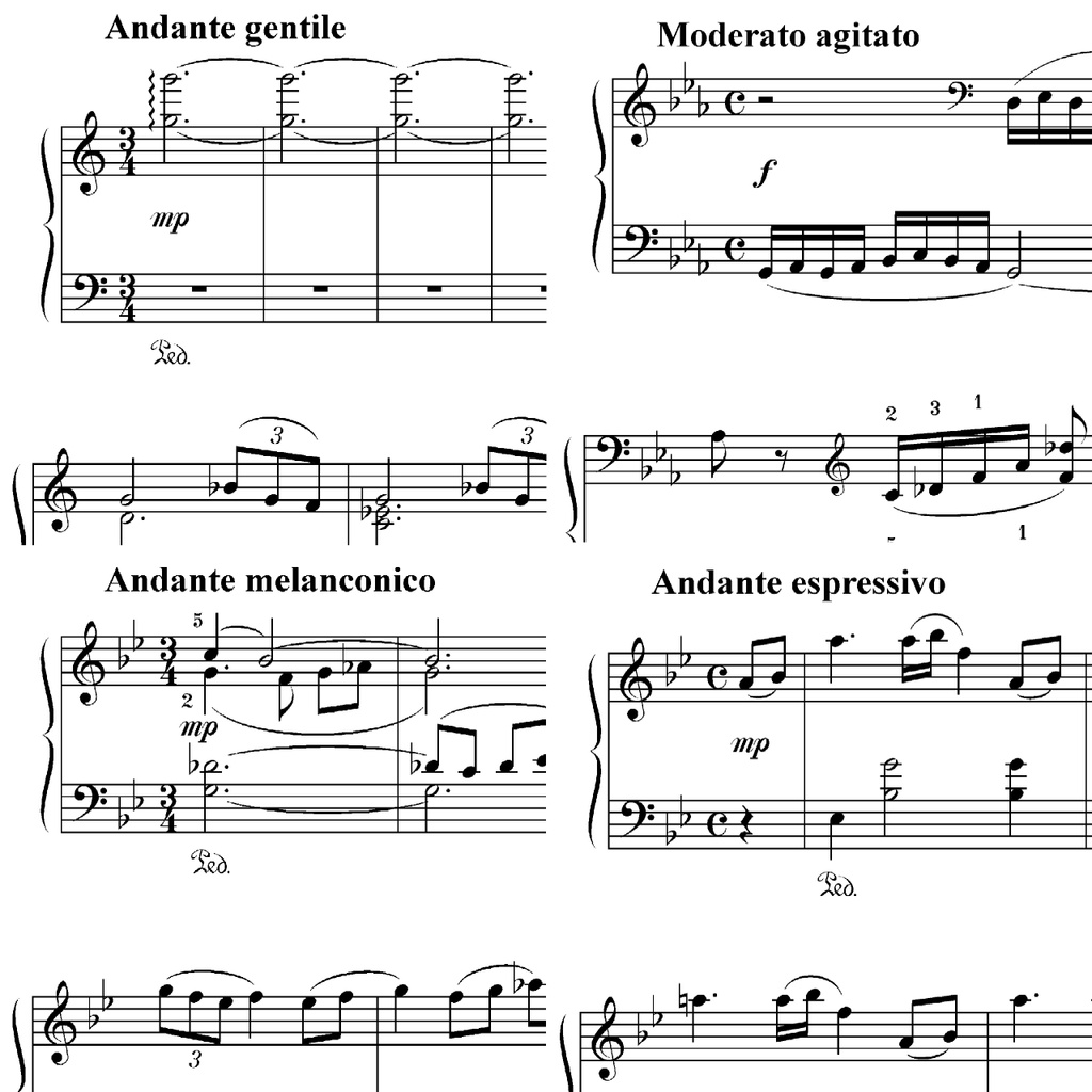 【楽譜】ピアノ組曲「秘められた響き」