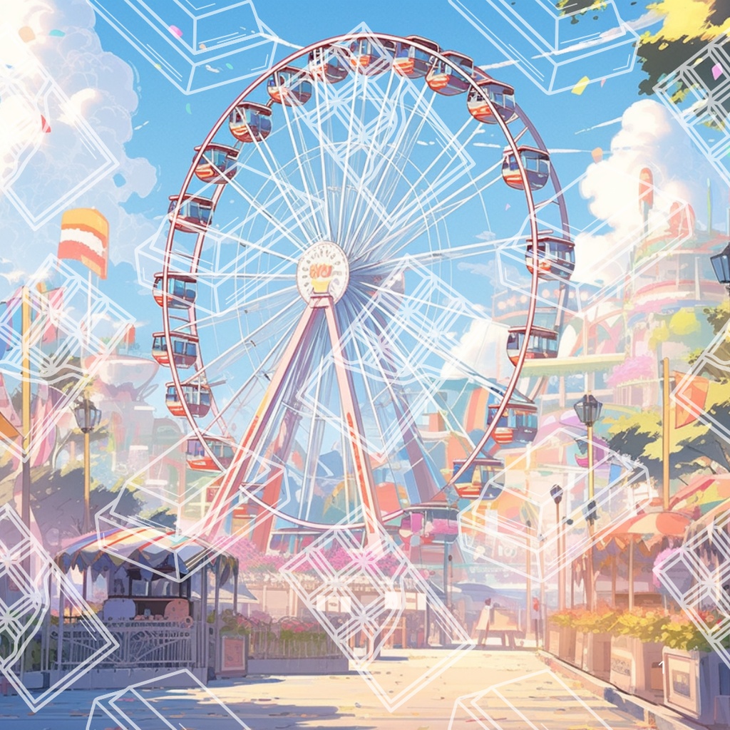 遊園地（風景画）