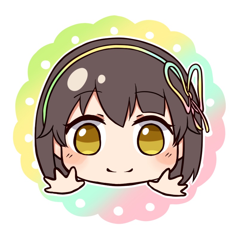 まほろステッカー 7cm x 7cm