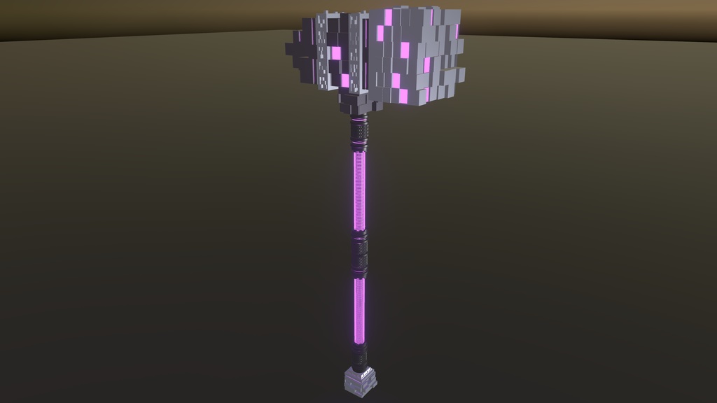 Cyberpunk Glitch Hammer
