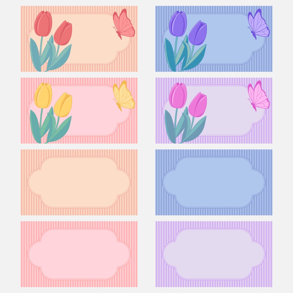 チューリップ背景素材