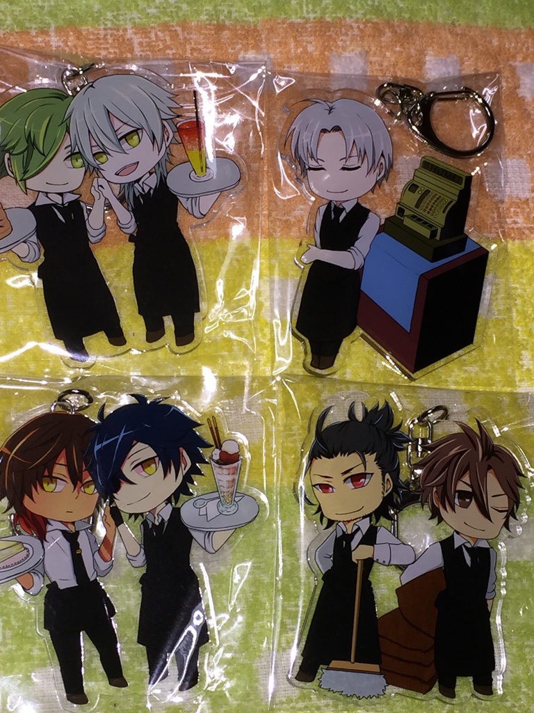 【刀剣乱舞】Cafe Ver アクリルキーホルダー 4種