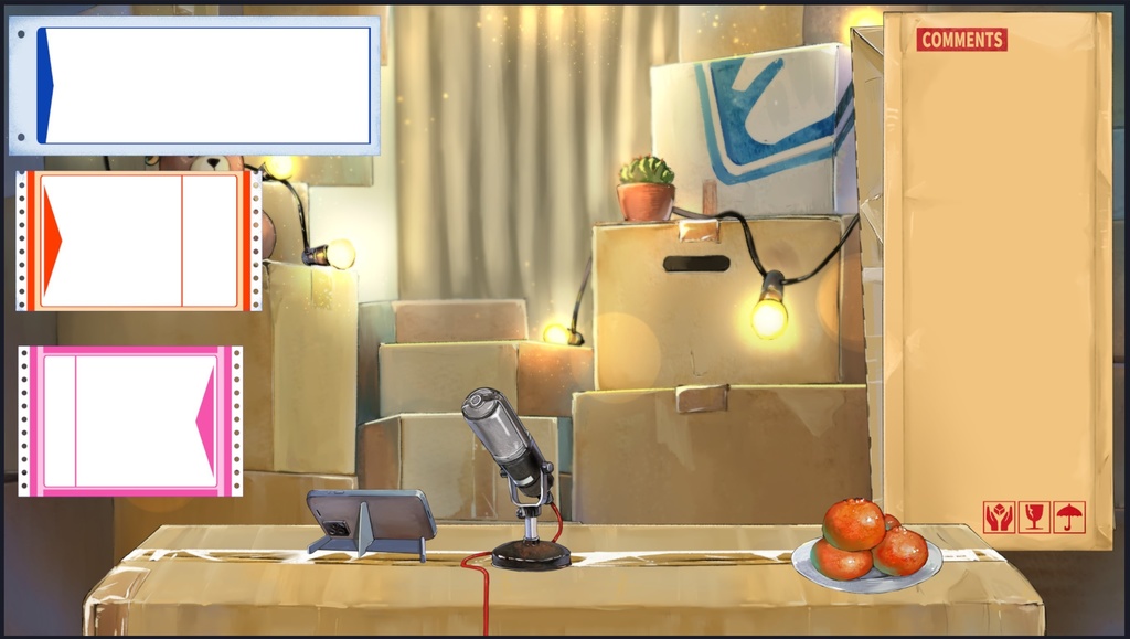 段ボールの部屋-配信素材セット(無料配布)