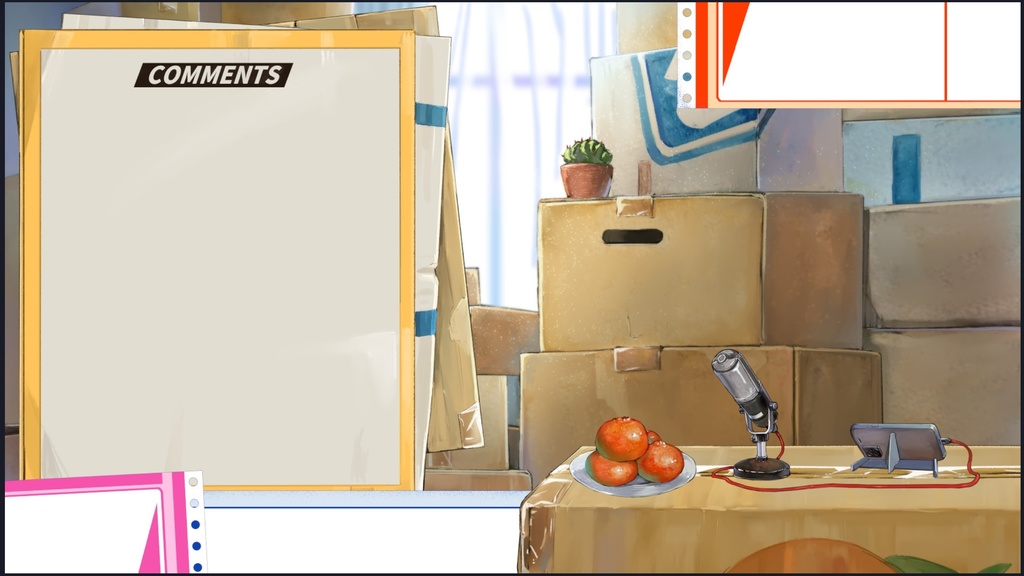 段ボールの部屋-配信素材セット(無料配布)