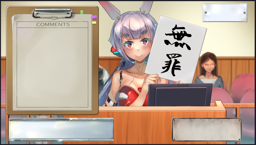 刑務所、面会室、取調室、法廷ー刑事題材配信素材セット販売と無料縦型配信素材