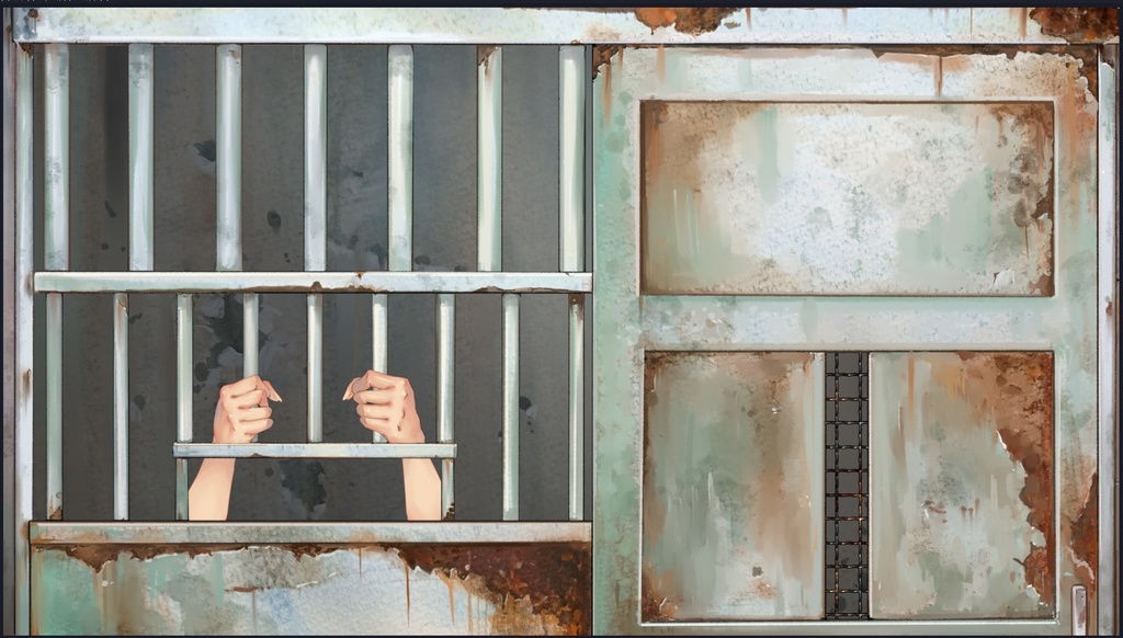 刑務所、面会室、取調室、法廷ー刑事題材配信素材セット販売と無料縦型配信素材