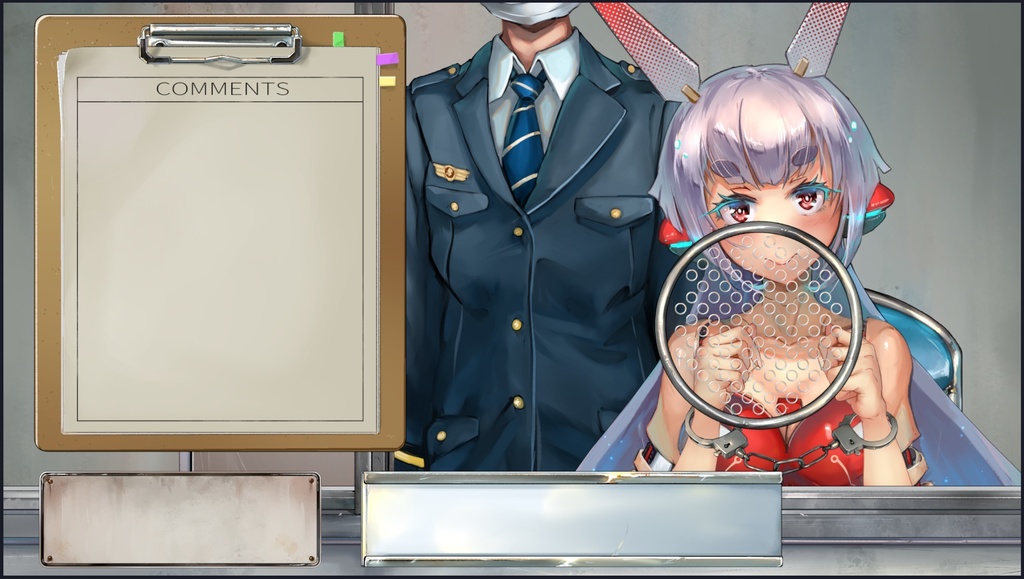 刑務所、面会室、取調室、法廷ー刑事題材配信素材セット販売と無料縦型配信素材