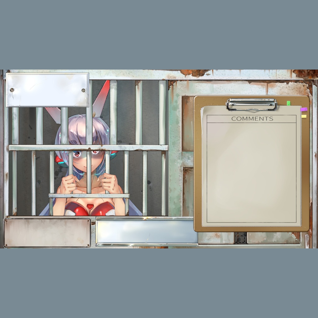 刑務所、面会室、取調室、法廷ー刑事題材配信素材セット販売と無料縦型配信素材