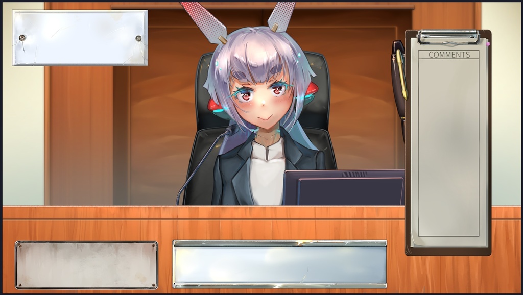 刑務所、面会室、取調室、法廷ー刑事題材配信素材セット販売と無料縦型配信素材