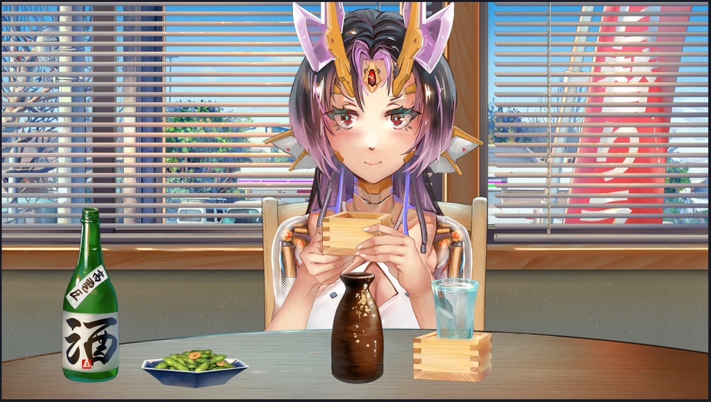 日本酒とファミレス配信素材小物集(日本酒関連の素材一部無料配布)