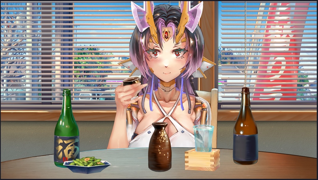 日本酒とファミレス配信素材小物集(日本酒関連の素材一部無料配布)