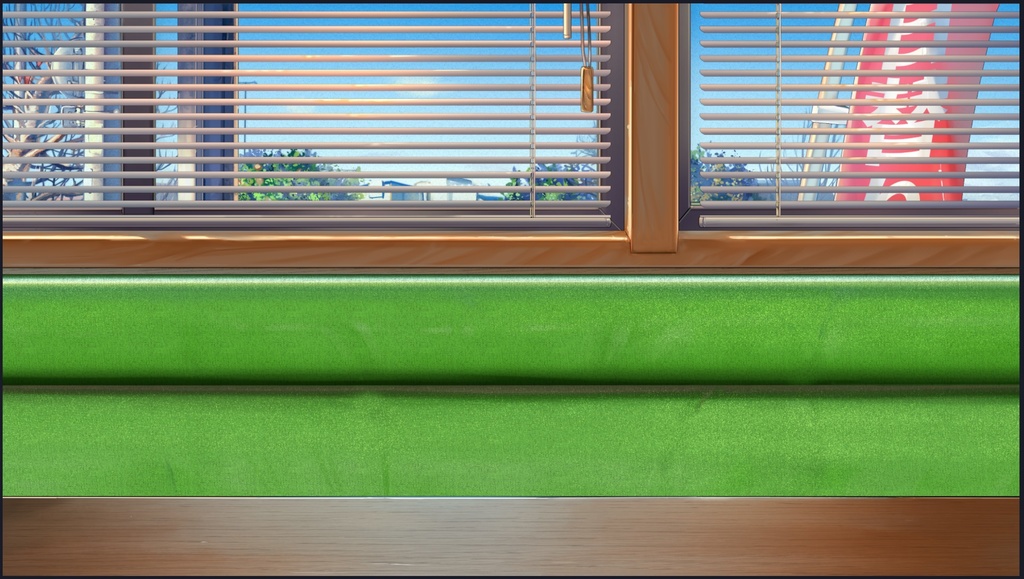 ファミレス配信背景素材(試用版の縦型配信素材も無料配布)